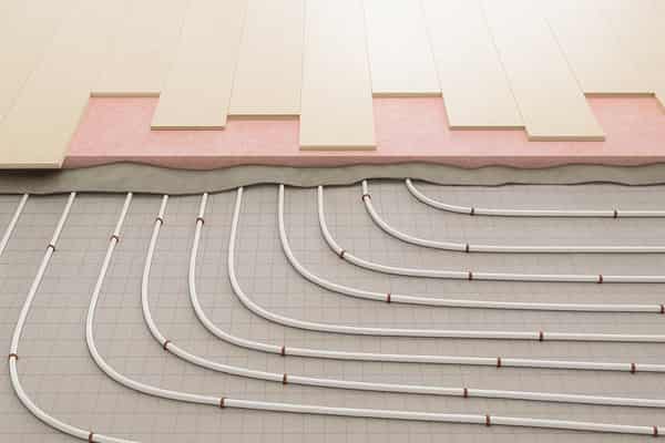 Fußbodenheizung spülen