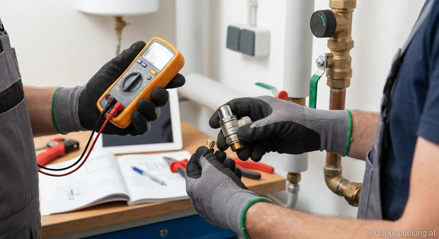 Rückbrandsicherung an Heizungsanlage testen